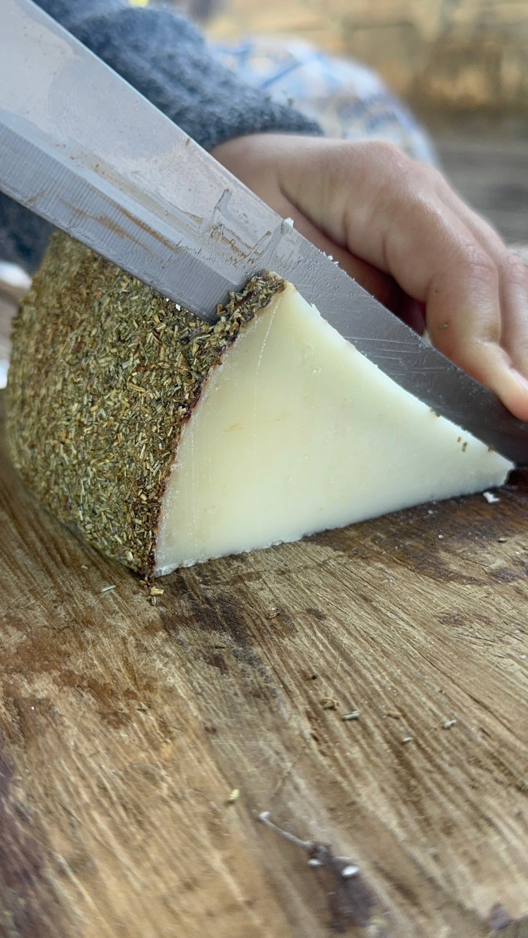 Cuña de Queso Curado con Romero de El Gazul